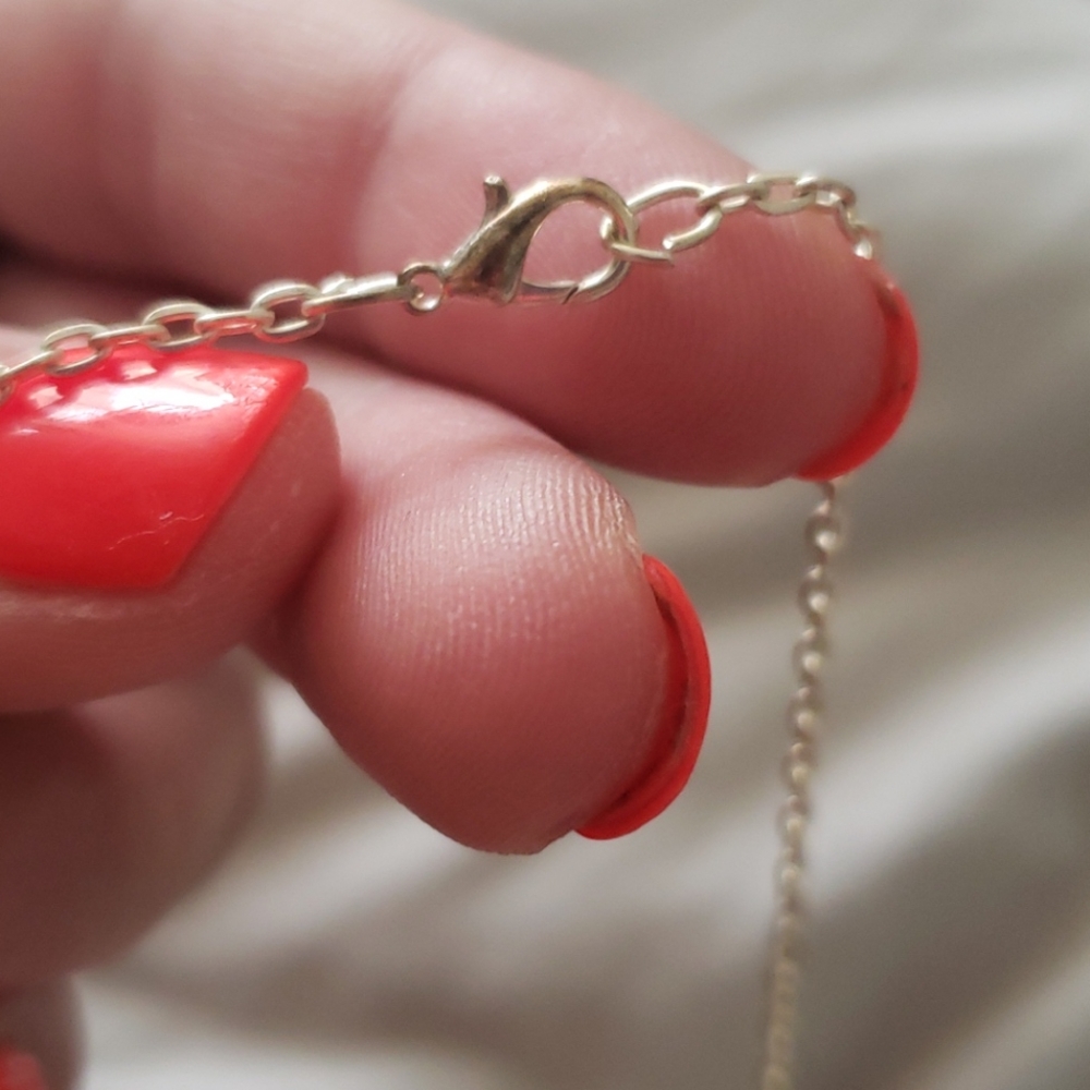 Stone Charm with Chain - Picture 2 of 4